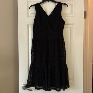Style & Co. Black Lace Midi Dress